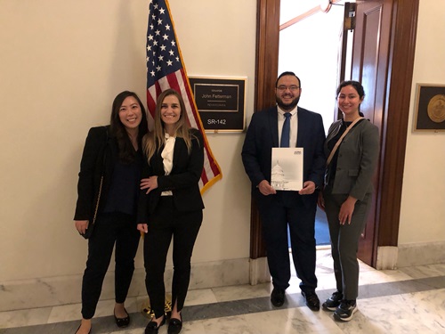  Audrey Rich and Chantal Chahine stopped by Senator John Fetterman’s office while visiting Capitol Hill.  